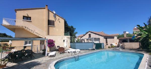 Maison divisé en 2 appartements T4, T2 indépendant et piscine –SANTA LUCIA DI MORIANI (20230)