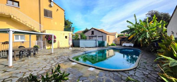 Maison divisé en 2 appartements T4, T2 indépendant et piscine –SANTA LUCIA DI MORIANI (20230)