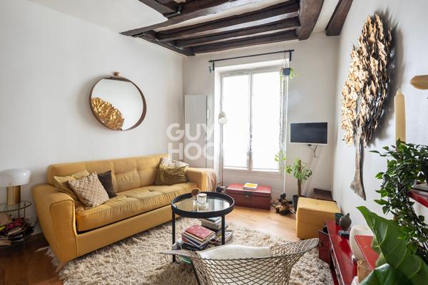 Bel appartement 3 pièces de 45,17 m² ? Plein de charme montmartrois