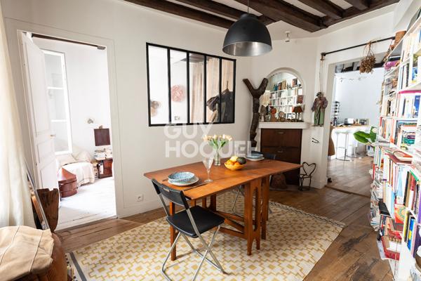 Bel appartement 3 pièces de 45,17 m² ? Plein de charme montmartrois