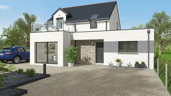 Terrain + Maison à vendre 5 pièces - 129 m²