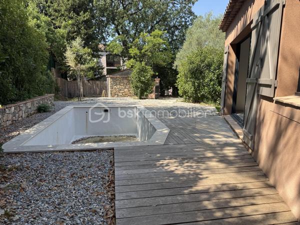 Coup de cœur ! Quartier La Serinette, Toulon (83000) – Maison neuve avec piscine, 5 chambres et terrain. 
À Toulon, dans le très prisé quartier de La Serinette, au calme absolu en retrait en fond d’impasse et à seulement 6 minutes des plages du Mourillon et de La Calade, 3 minutes des commerces, des écoles et des accès autoroutiers, découvrez cette superbe maison neuve de 2024, jamais habitée et sous décennale. Édifiée sur un terrain clos de 513 m² avec piscine 3x6, portail motorisé et stationnement pour 3 véhicules, elle développe 170 m² habitables parfaitement agencés comprenant une vaste pièce de vie lumineuse et traversante, une cuisine ouverte sous verrière ( Les propriétaires vous proposent une minoration pour créer votre cuisine de 10 000, 00 €), trois suites parentales dont une de plain-pied accessible PMR, deux chambres supplémentaires, trois salles d’eau, une salle de bain, trois WC et un cagibi. Prestations de qualité avec climatisation réversible dans chaque pièce, huisseries aluminium, double vitrage, vide sanitaire ventilé, tout-à-l’égout de construction traditionnelle. Garantie décennale et frais de notaire réduits. Un bien rare alliant confort moderne, emplacement privilégié et qualité de vie exceptionnelle, coup de cœur garanti ! 

Contactez Delphine Kosowski au 06.12.33.51.71.