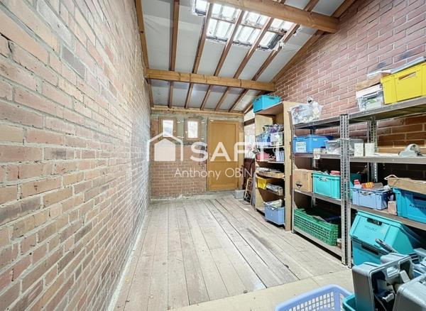 Maison semi individuelle, 3 chambres, 1 bureau, garage, jardin