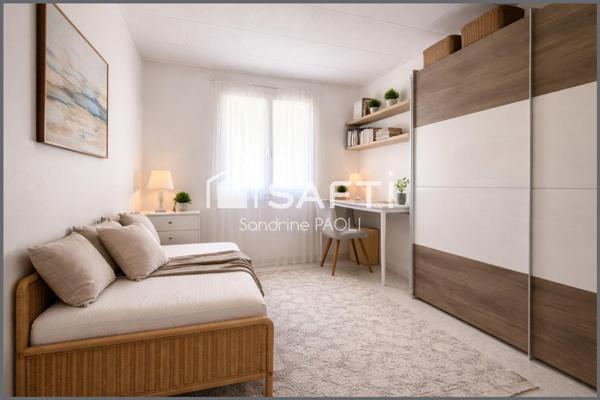 Bel appartement lumineux, au calme absolu