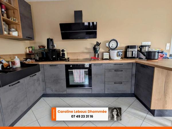 Maison contemporaine 3 ch jardin garage