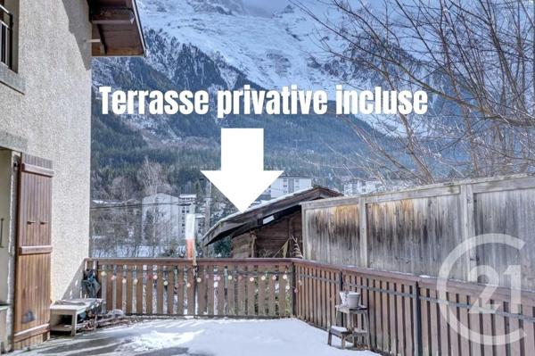Appartement F2 à vendre  2 pièces - 34,70 m2 CHAMONIX MONT BLANC - 74
