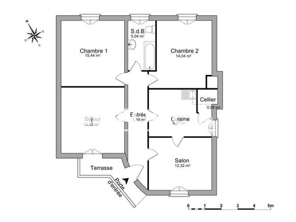 Location Appartement 4 pièces 79.7 m² - 80 RUE SAINT ROCH Toulouse 31400