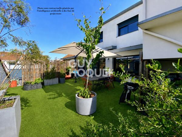 Plessis-Tison – Élégante maison contemporaine avec terrasse paysagée de 50 m² et dépendance
