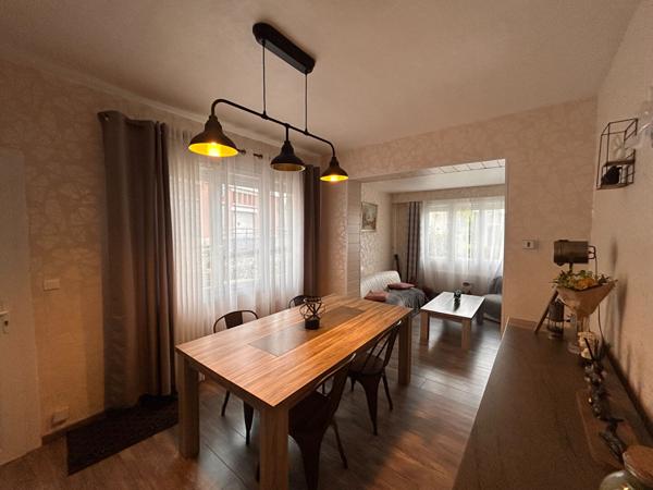 Maison individuelle Boisguillaume - 105m² - 4 chambres - cour fermée - sous sol - Quartier Hyatt - Gare