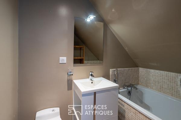 Maison de ville avec terrasses