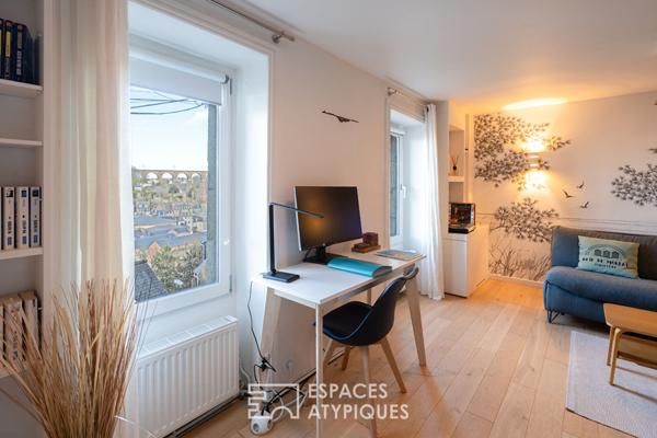 Maison de ville avec terrasses