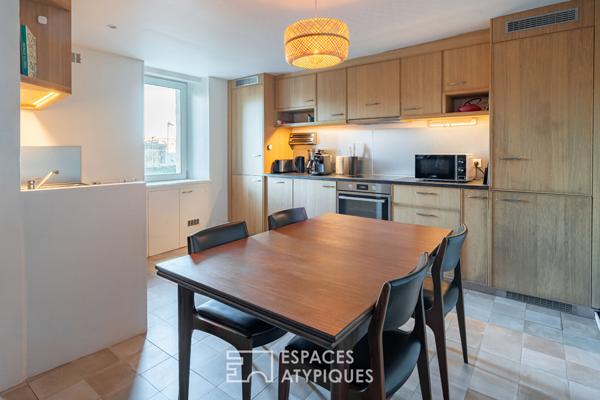 Maison de ville avec terrasses