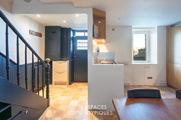 Maison de ville avec terrasses