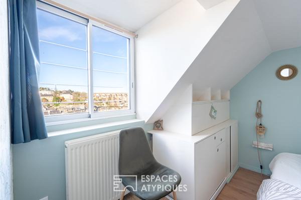 Maison de ville avec terrasses