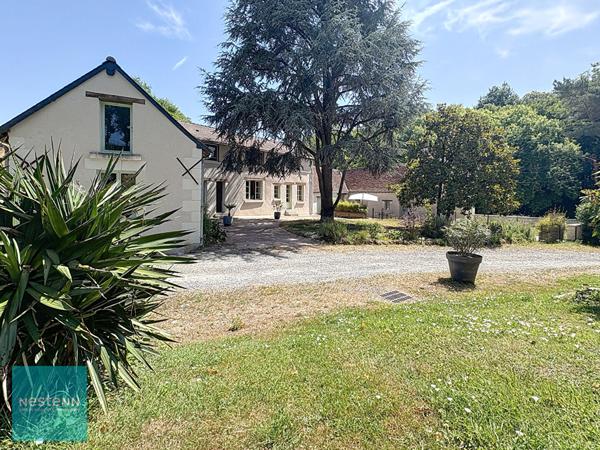 Proche Amboise, achat propriété maison + gîte de 396 m² sur 13hec.
