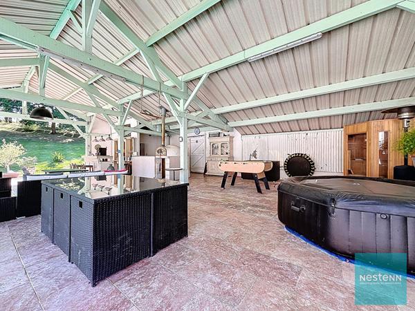 Proche Amboise, achat propriété maison + gîte de 396 m² sur 13hec.