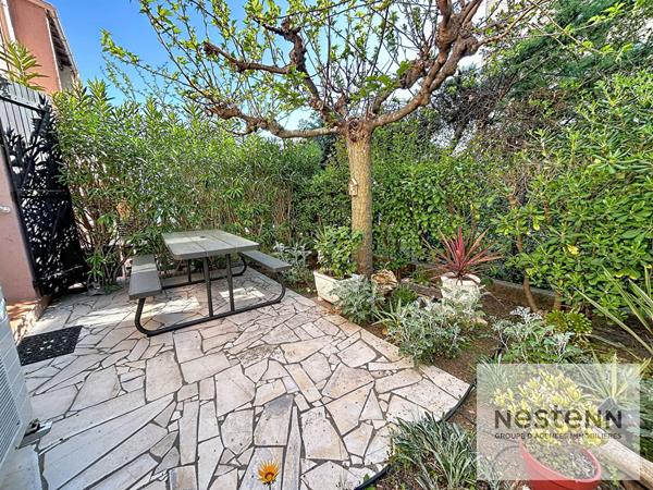 FREJUS PLAGE, maison 3 chambres, petit jardinet, garage