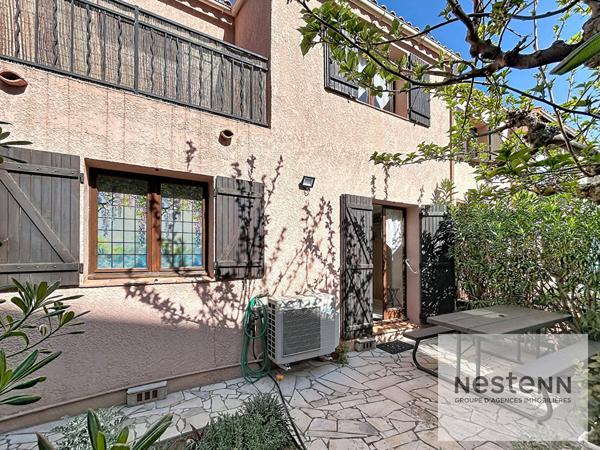 FREJUS PLAGE, maison 3 chambres, petit jardinet, garage