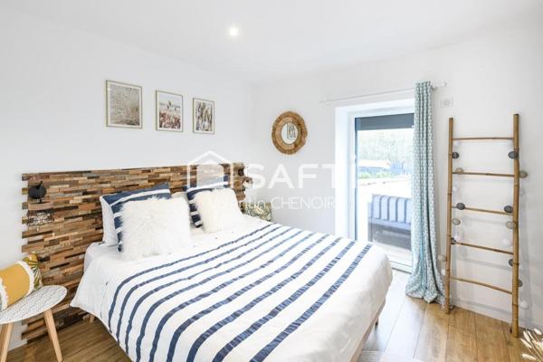 Longère 6 pièces rénovée avec authenticité et modernité en village à 10 minutes de Nantes