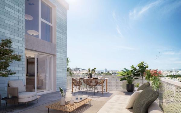 Appartement à vendre    5 pièces • 99,13 m2 Marseille 10