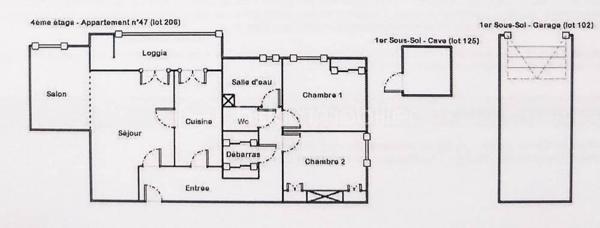 Appartement de 70,50 m²
