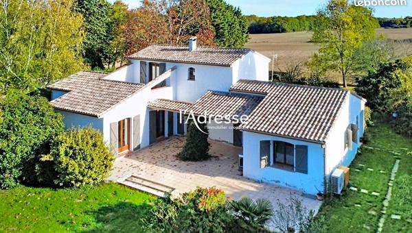 l'Adresse Immobilier - Bruguieres - Maison T6 de 175m2 sur un terrain de 2160m²