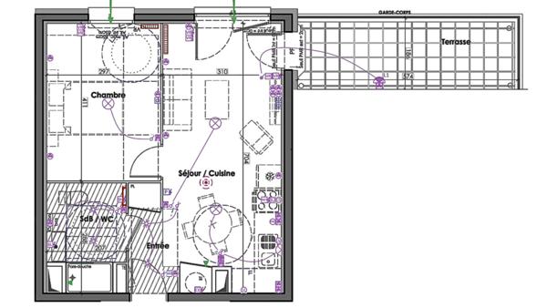Appartement à vendre 2 pièces 41 m² Claix
