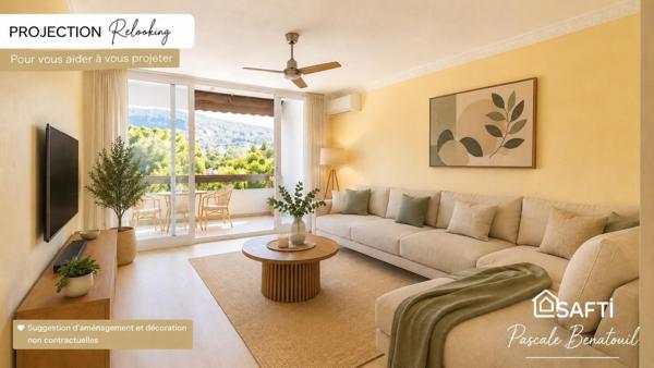 Grand T3 modulable en T4 avec balcon et ascenseur