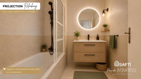 Grand T3 modulable en T4 avec balcon et ascenseur