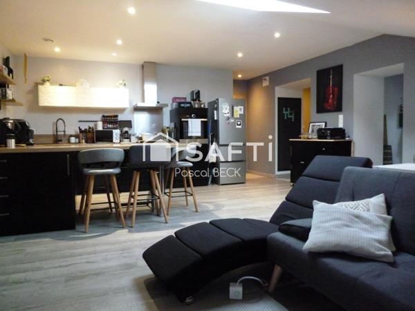 Appartement rénové 4 P, Cœur historique de Liverdun