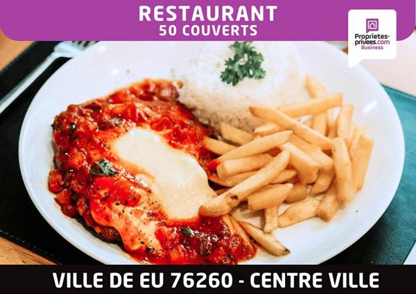BAR RESTAURANT 50 couverts , centre ville de EU (76260) licence IV
