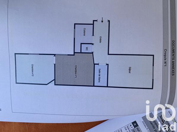 Appartement à vendre 3 pièces 47 m² Paris 14