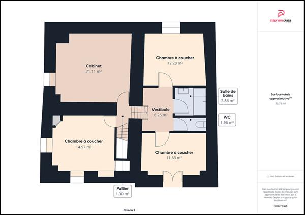 SAINT EUSEBE - Maison de village - 124 m² - 4 Chambres - Garage