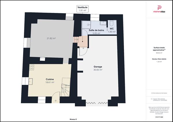 SAINT EUSEBE - Maison de village - 124 m² - 4 Chambres - Garage