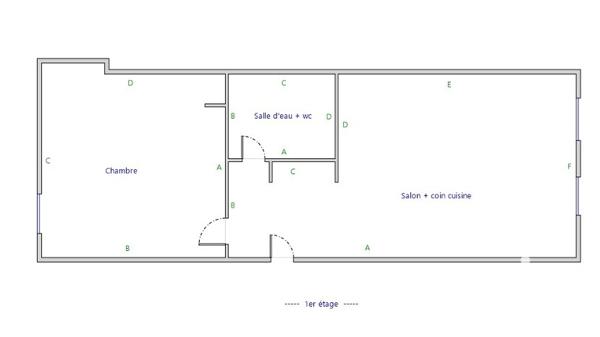 Appartement à vendre 2 pièces 39 m² Montargis