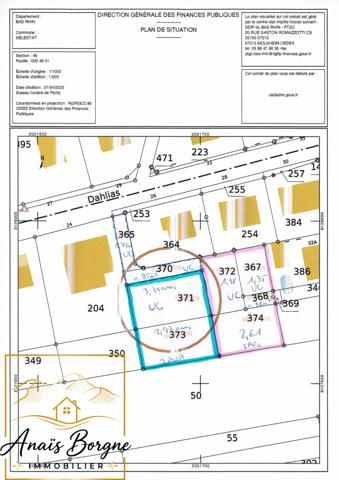 Magnifique terrain quartier des maraîchers / Possibilité d'achat d'une moitié