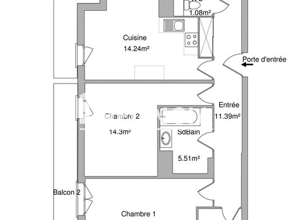 Location Appartement 3 pièces 86.26 m² - Orléans 45000