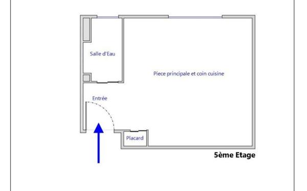 Appartement à vendre    1 pièce • 12,28 m2 Paris 11
