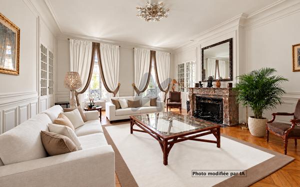 Lyon 3 / Limite Lyon 6 – Appartement bourgeois 200 m² – Immeuble XIXe – Charme de l’ancien – Division possible