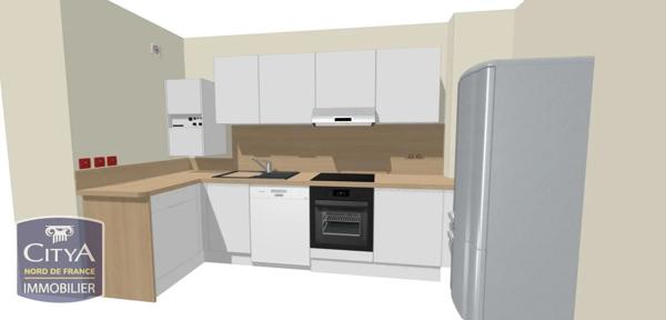 Appartement à louer 2 pièces 41.47m² Valenciennes (59300)