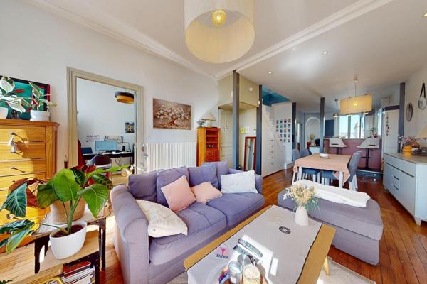 Magnifique duplex T4 climatisé au dernier étage – secteur rue Pichon / Place des Vosges