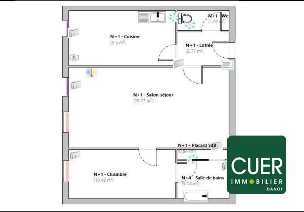 Appartement T2 Valence