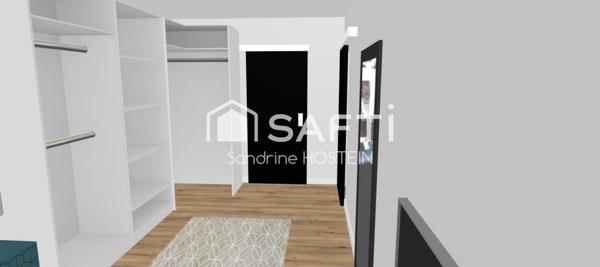 Appartement de 87m2 rénové avec 3 chambres et 2 salles de bain