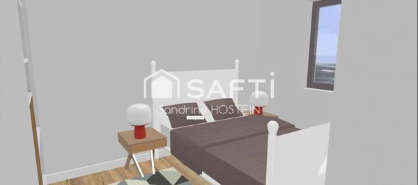 Appartement de 87m2 rénové avec 3 chambres et 2 salles de bain