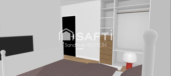 Appartement de 87m2 rénové avec 3 chambres et 2 salles de bain