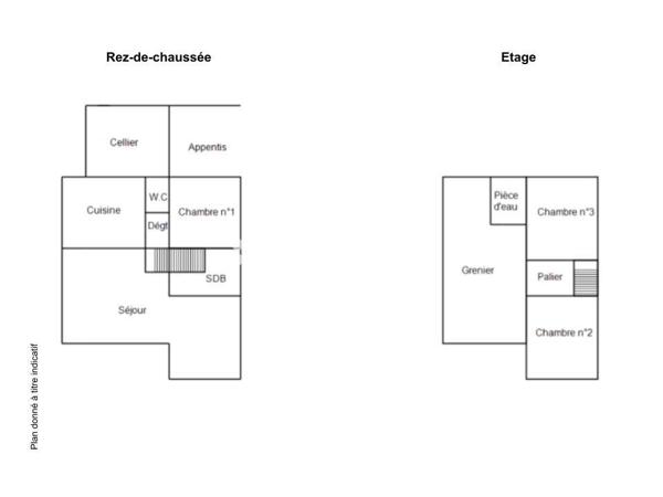 Maison
         4 pièces
        - 107 m² Exclusivité 138 000 € *