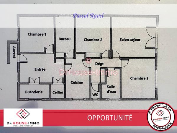 Maison à vendre 6 pièces de 107 m²