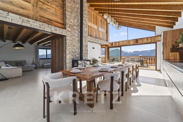 Chalet d’exception avec vue panoramique – 18 couchages & espace bien-être