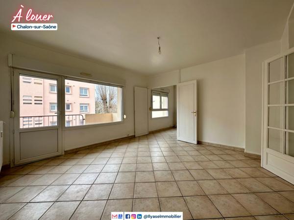Chalon-sur-Saône (71100) T3 | 58 M² | BALCON | CHALON S/S