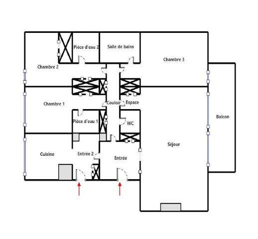 Appartement
         5 pièces
        - 122 m² Exclusivité 178 000 € *